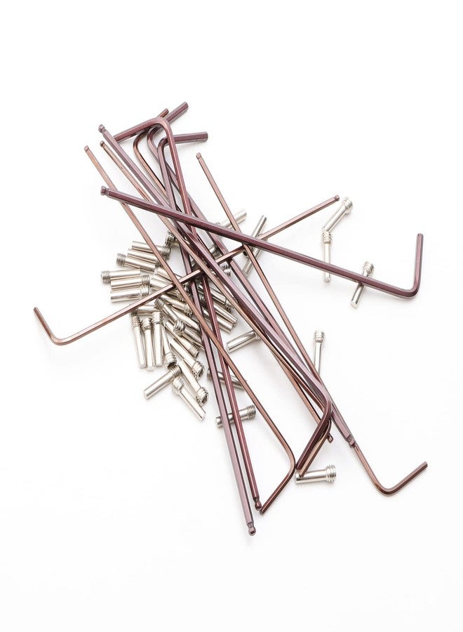 Rchobbytop Steel Screw Shaft M3x2.0x12mm (20pcs) & M4x2.5x12mm (20pcs), 1.5mm (5pcs) & 2mm (5pcs) Hex Key for Axial RC4WD HPI Arrma MST Team Associated Traxxas RC Crawler Truck Buggy - Image 5